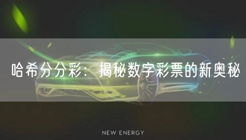 哈希分分彩：揭秘数字彩票的新奥秘